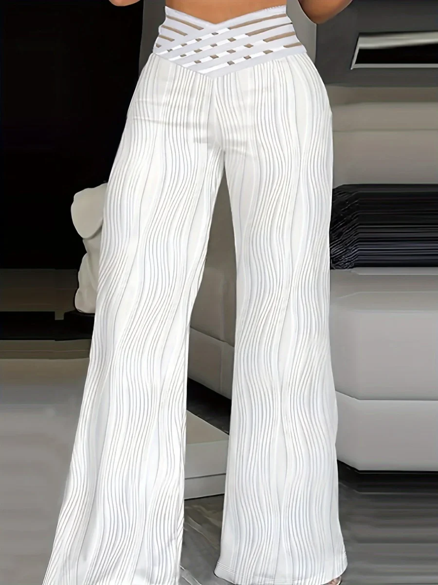 High Waisted Flared Pants | Elegance and Modernity – Image 3