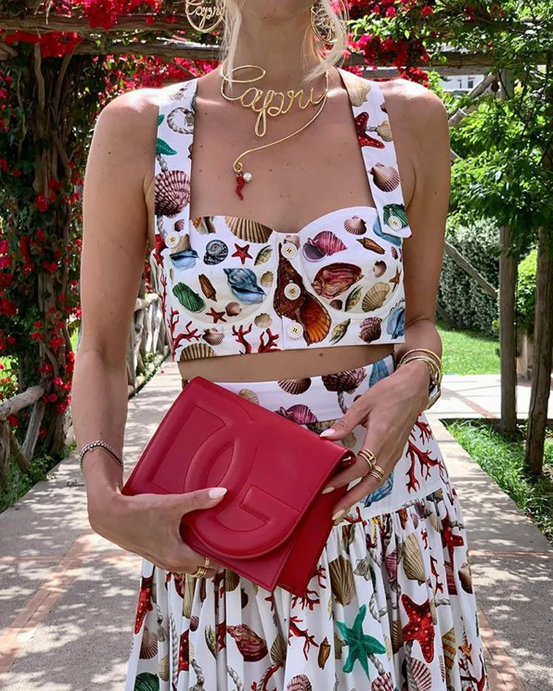 Ensemble Estival Imprimé | Coton | Élégant et Méditerranéen – Image 7