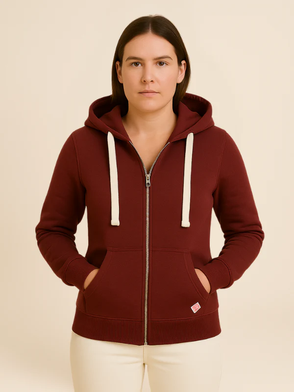 Women's Zip Comfort Hoodie Casual Style – Image 2