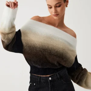 Elisa - Pull Duveteux | Dégradé | Élégant et Confortable