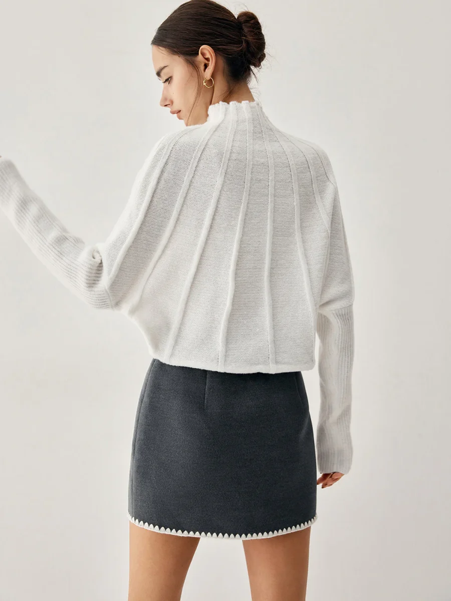 Elena - Pull Oversize | Col Montant | Tricot Élégant – Image 6