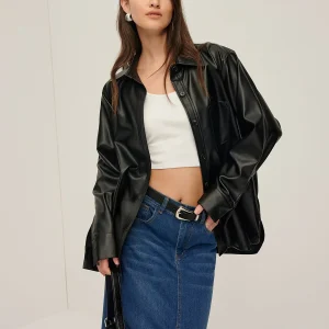 Surchemise Similicuir | Coupe Oversize | Look Urbain