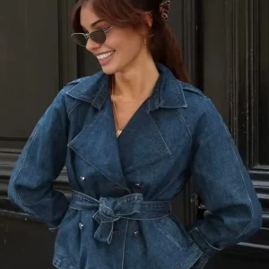 Belted Jean Jacket | Trench Style | Marked Waist