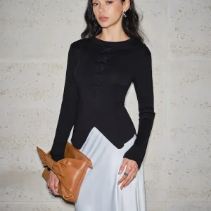 Top Cintré Pointu | Coton | Élégant, Sculpté et Moderne