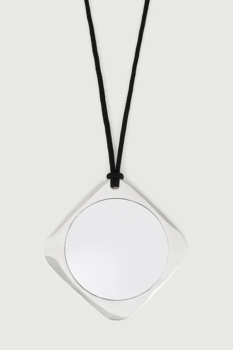 SAUTOIR MIROIR ARGENT – Image 3