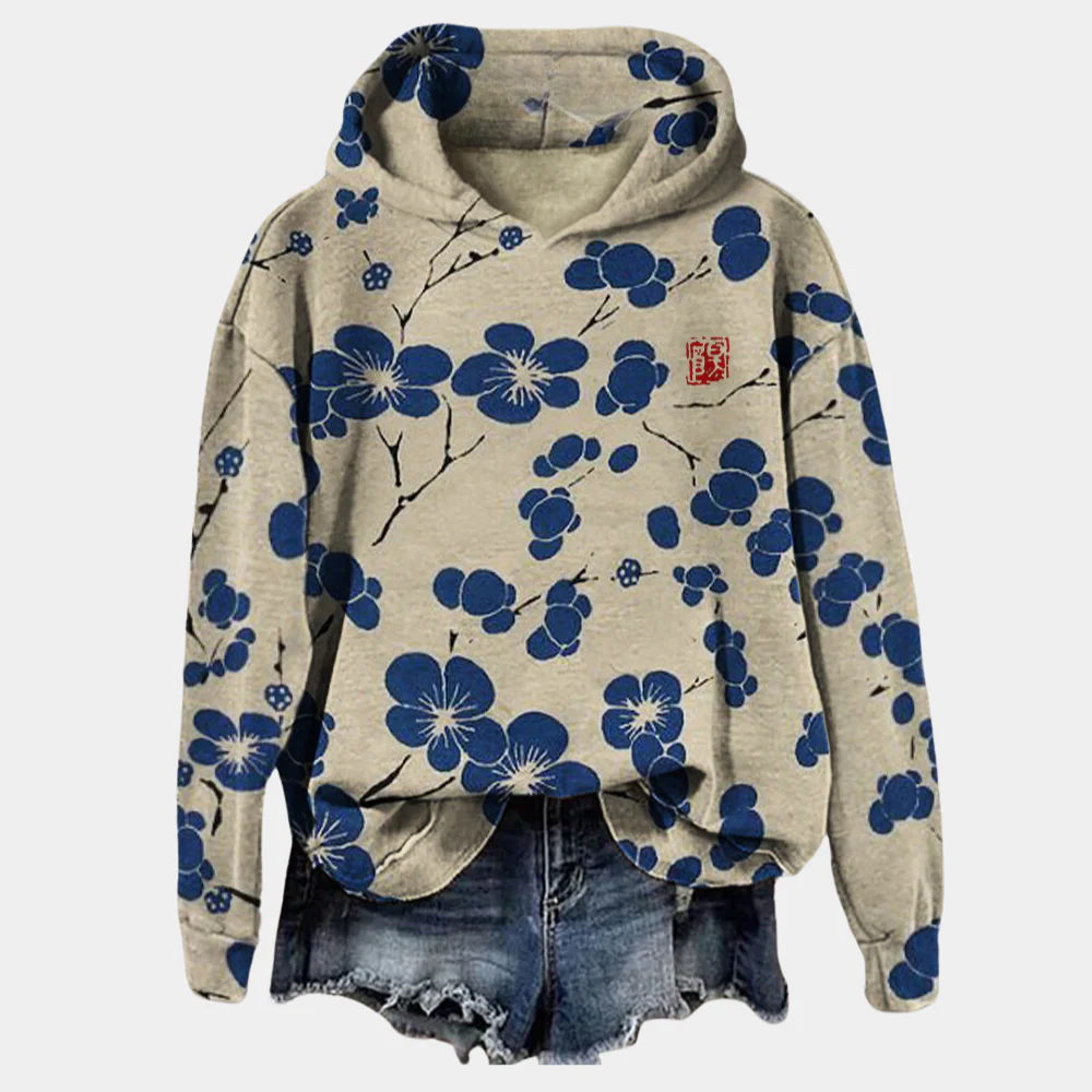 Flora Casual | Women's Floral Hoodie – Image 4