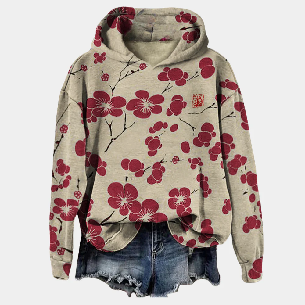 Flora Casual | Women's Floral Hoodie – Image 5