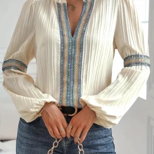 Élégance Bohème Blouse | Refined and Modern