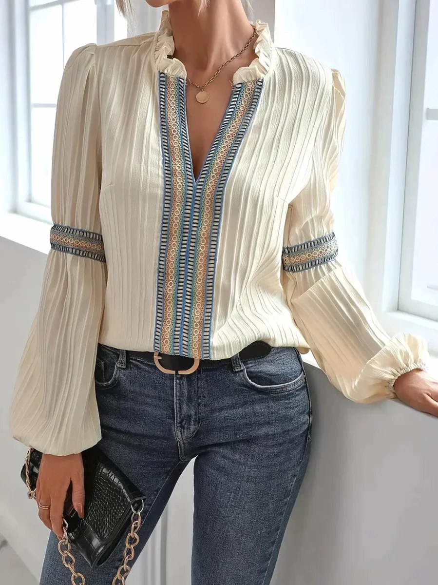 Élégance Bohème Blouse | Refined and Modern – Image 3