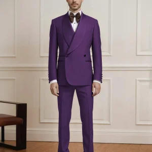 Costume Homme 2 Pièces À Imposant Double Boutonnage Pour Mariage