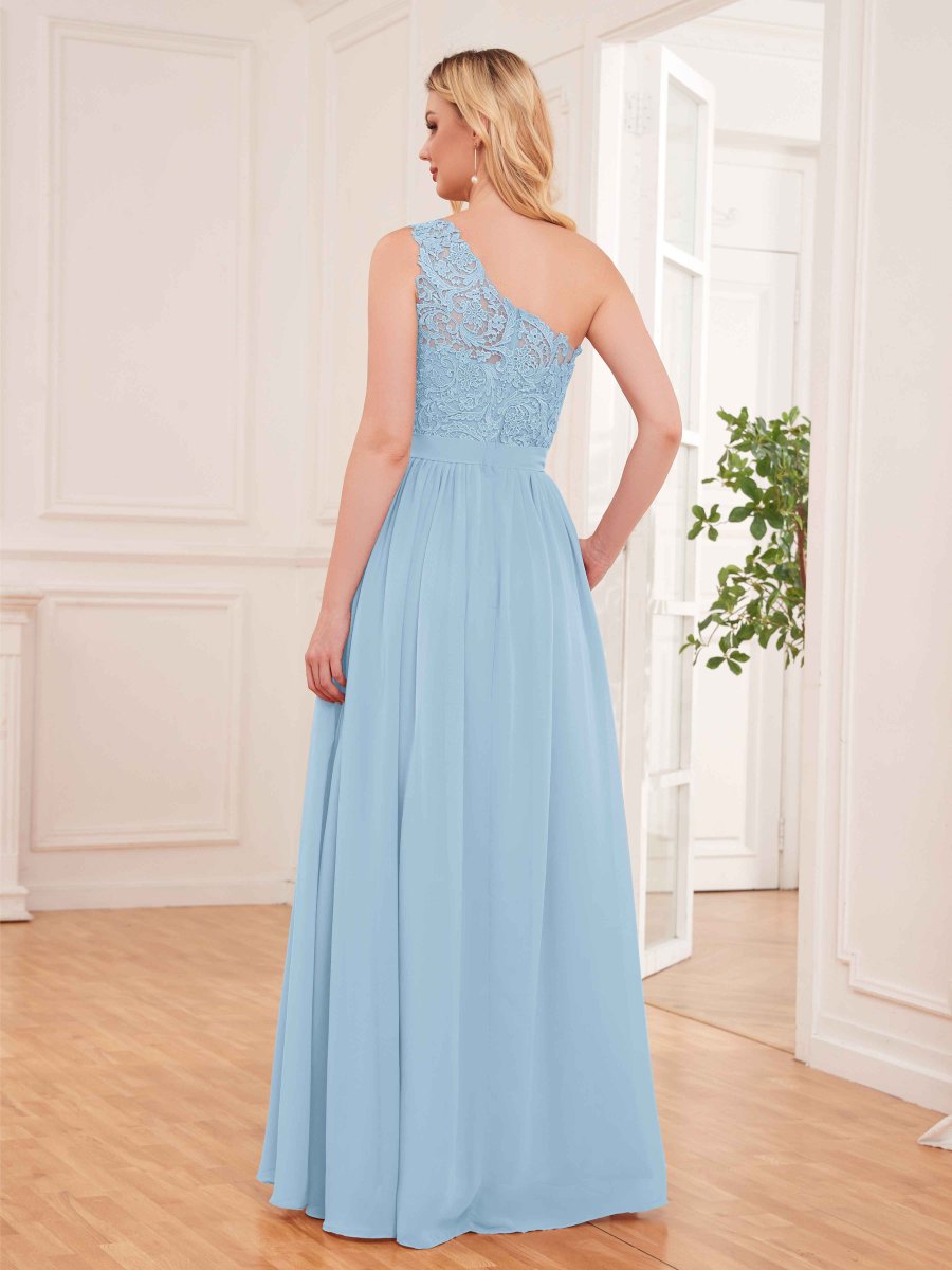 Daisy Robes De Demoiselle D'Honneur À Ruché Avec Des Appliques En Dentelle – Image 9