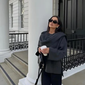 Isabelle | Cape Élégante | Chic & Confort | Tissu Doux