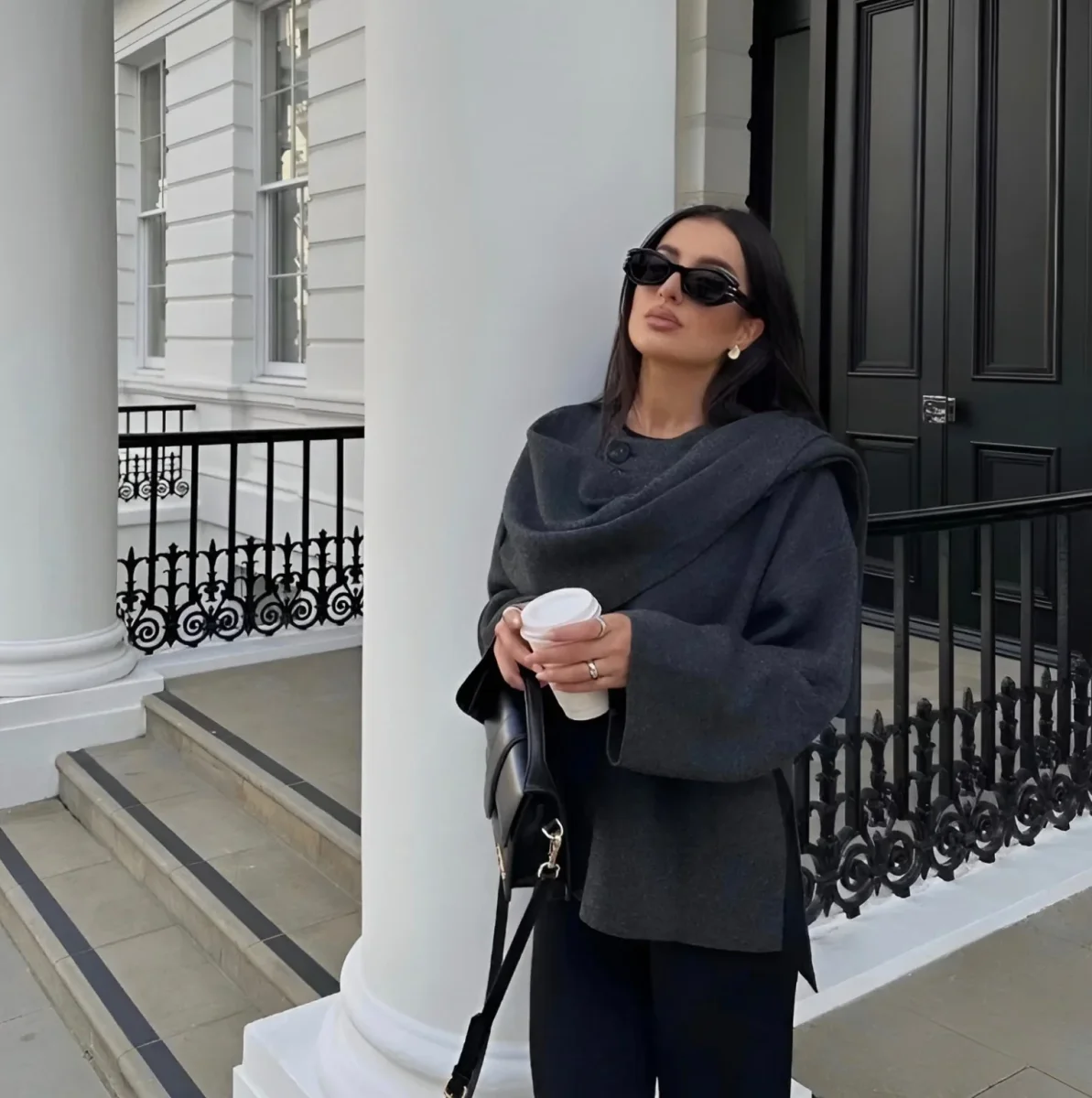 Isabelle | Cape Élégante | Chic & Confort | Tissu Doux