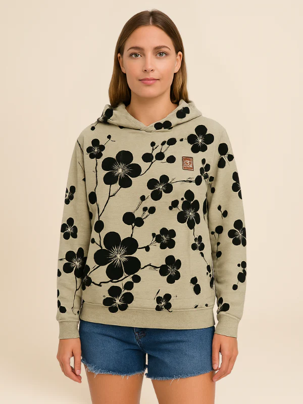 Flora Casual | Women's Floral Hoodie – Image 2