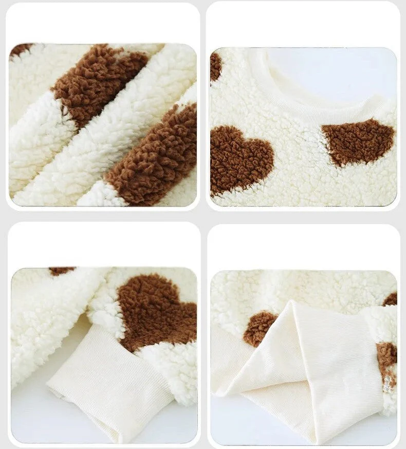 Pull en Sherpa à Cœurs | Douillet | Chaud & Tendance – Image 6