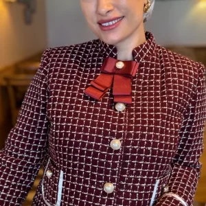 ENSEMBLE HIJAB MODERNE ET CHIC-MODERN TESETTUR TAKIM