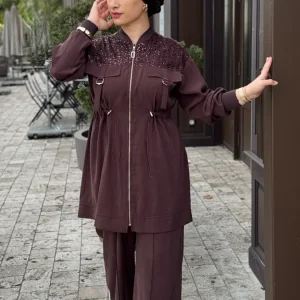 ENSEMBLE HIJAB AU STYLE SPORT-CHIC