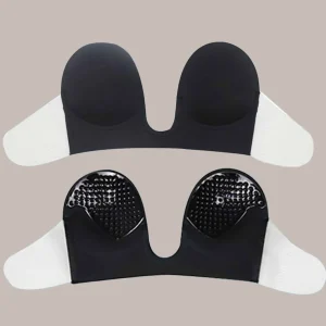 Soutien-Gorge Invisible Adhésif Réutilisable Sans Dos Profond En U Mariage/Femme