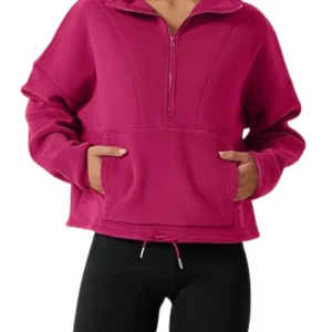 Sweat Polaire Zippé | Oversize & Confort | Style Sport & Cosy