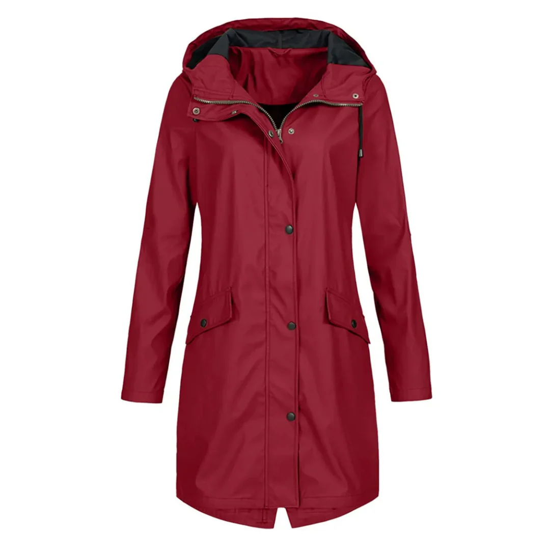 Lilou | Trench Longue Pour Femme | Imperméable – Image 3