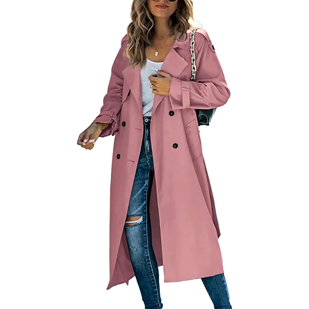 Meghan | Trench Longue Pour Femme | Imperméable – Image 4
