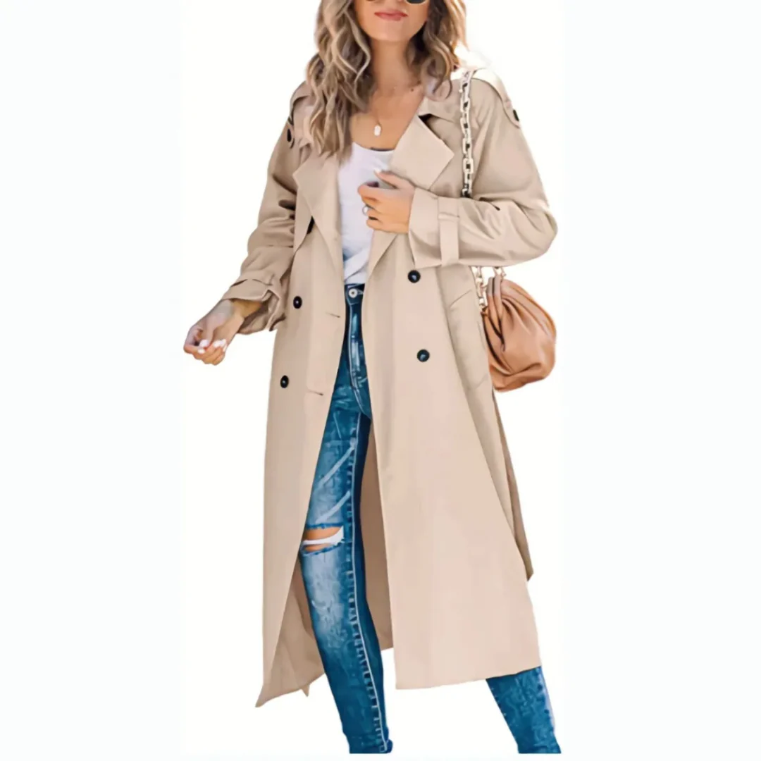 Meghan | Trench Longue Pour Femme | Imperméable – Image 5