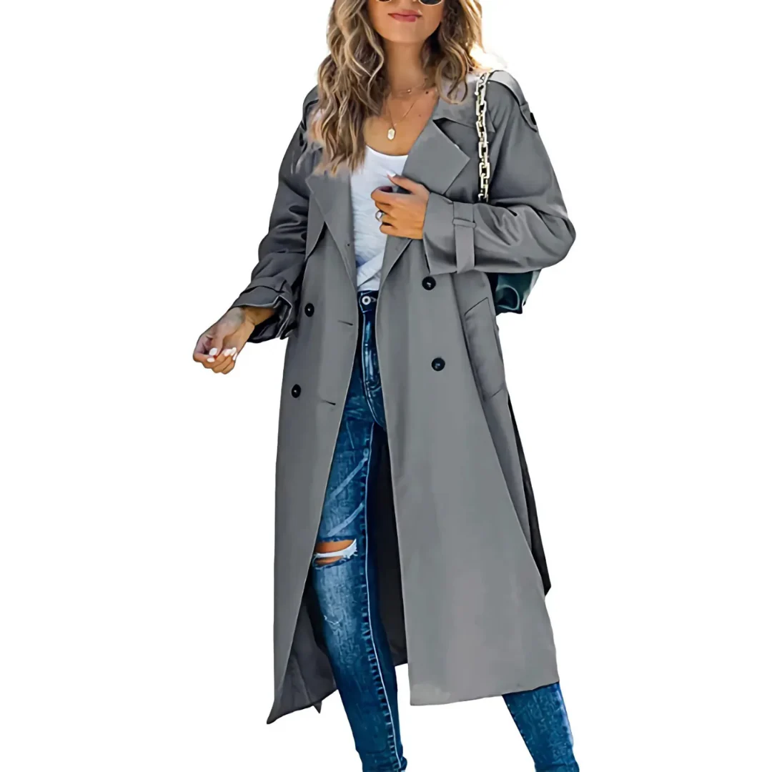 Meghan | Trench Longue Pour Femme | Imperméable – Image 6