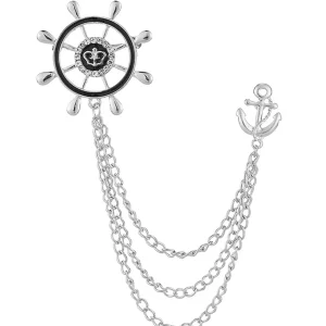 Broches Et Épingles De Revers Modernes En Argent Pour Hommes