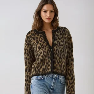 Léa - Cardigan Léopard | Tendance | Chaleur et Style Audacieux