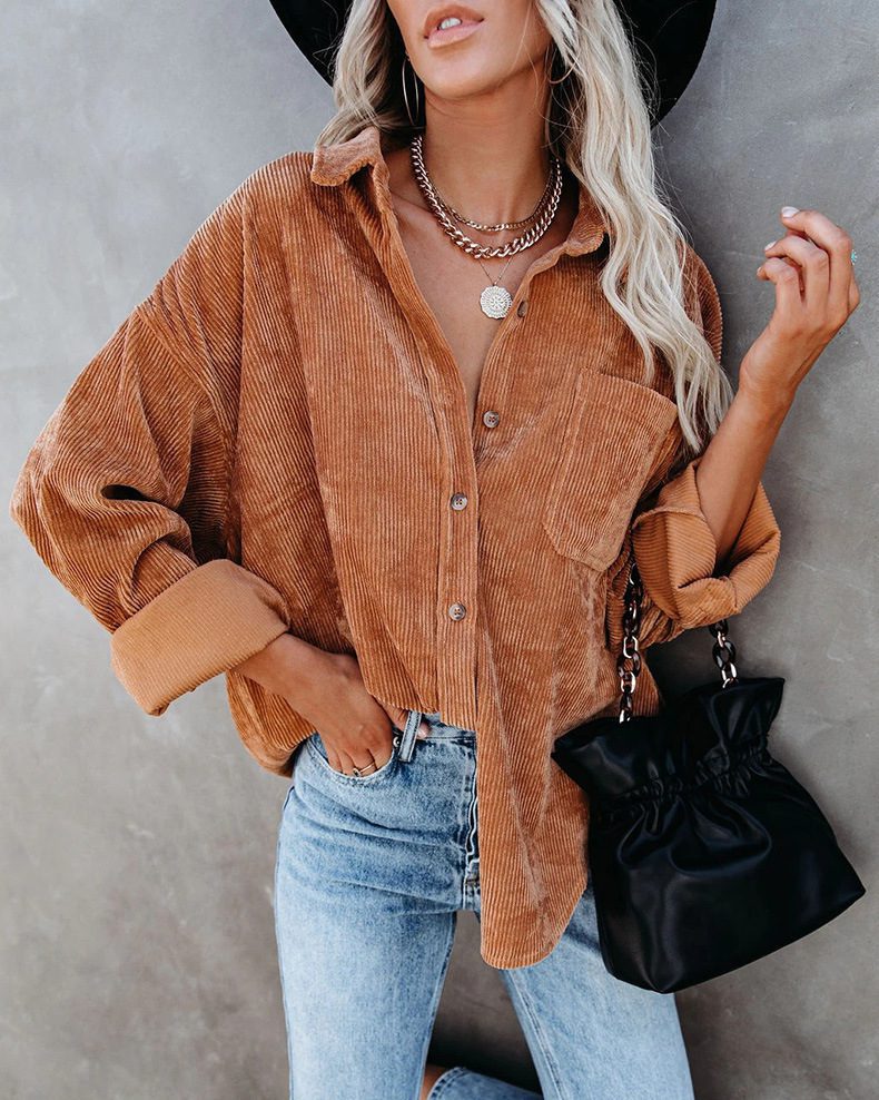 Authentic Texture | Oversized Corduroy Shirt