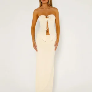 Bandeau & Long Skirt Set | Fraîcheur Céleste