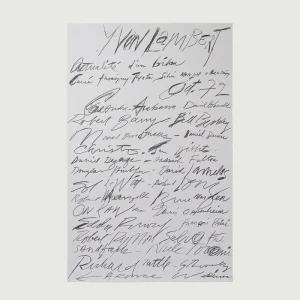 AFFICHE 'ACTUALITÉ D'UN BILAN' (1972) JAUNE