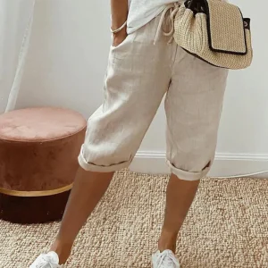 Pantacourt Longueur du Genou Pour Femme | Décontracté