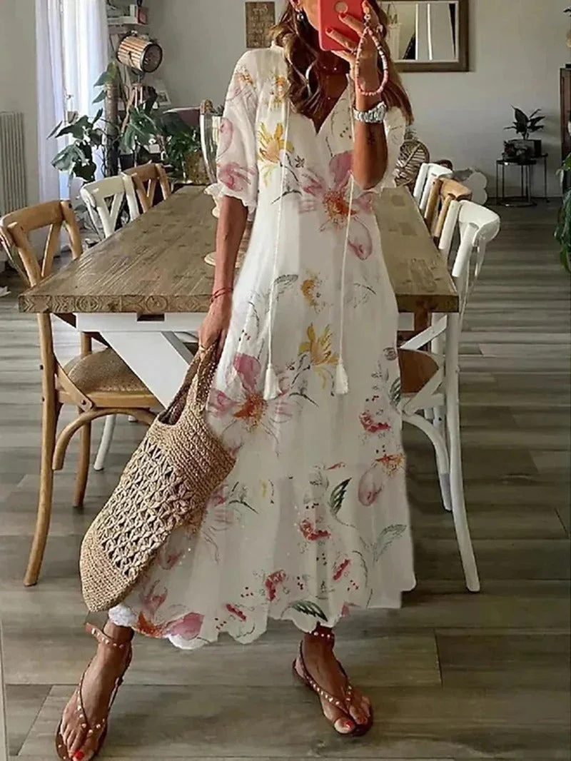 Robe d'été Charmant Pour Femme | Maxi