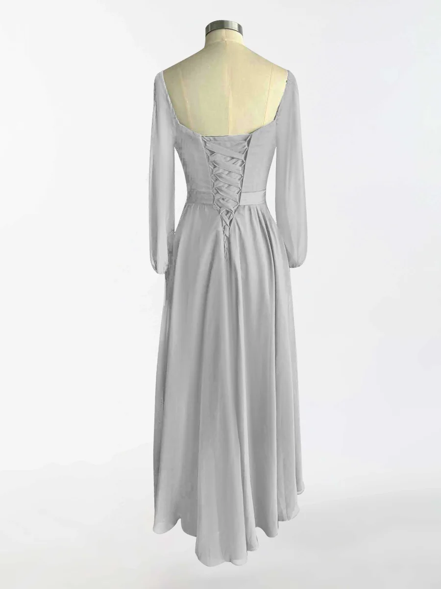 Robes De Demoiselle D'Honneur À Manches Longues Et Longueur Au Sol Hope – Image 7