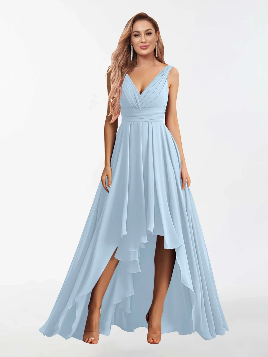 Robes De Demoiselle D'Honneur À Asymétrique Et Sans Manches Teagan – Image 6