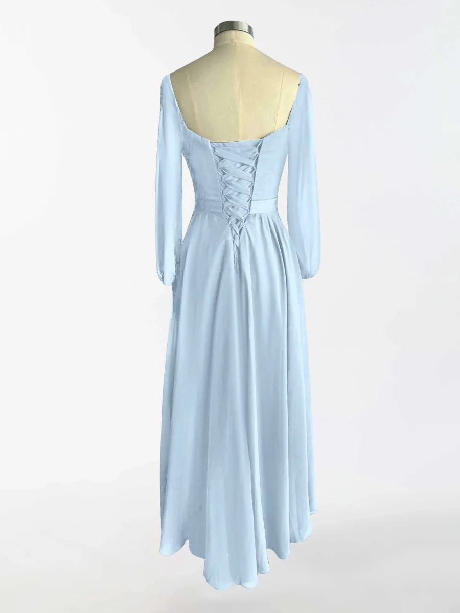 Robes De Demoiselle D'Honneur À Manches Longues Et Longueur Au Sol Hope – Image 9