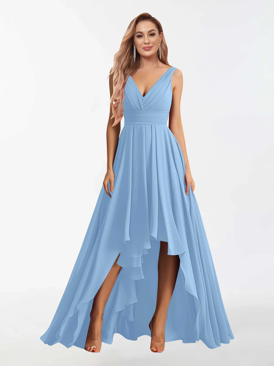 Robes De Demoiselle D'Honneur À Asymétrique Et Sans Manches Teagan – Image 8