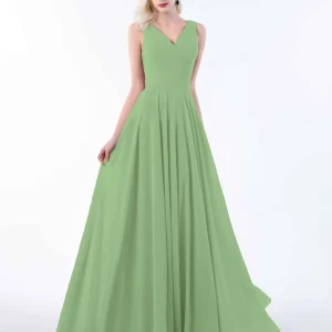 Robes De Demoiselle D'Honneur À Sans Manches Et Dos À Nœud Millie