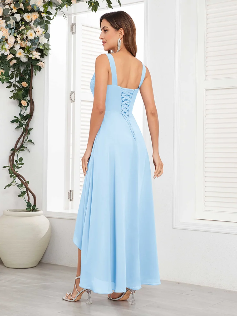 Robes Mère De La Mariée À Dentelle Asymétrique Deux Pièces Sierra – Image 9