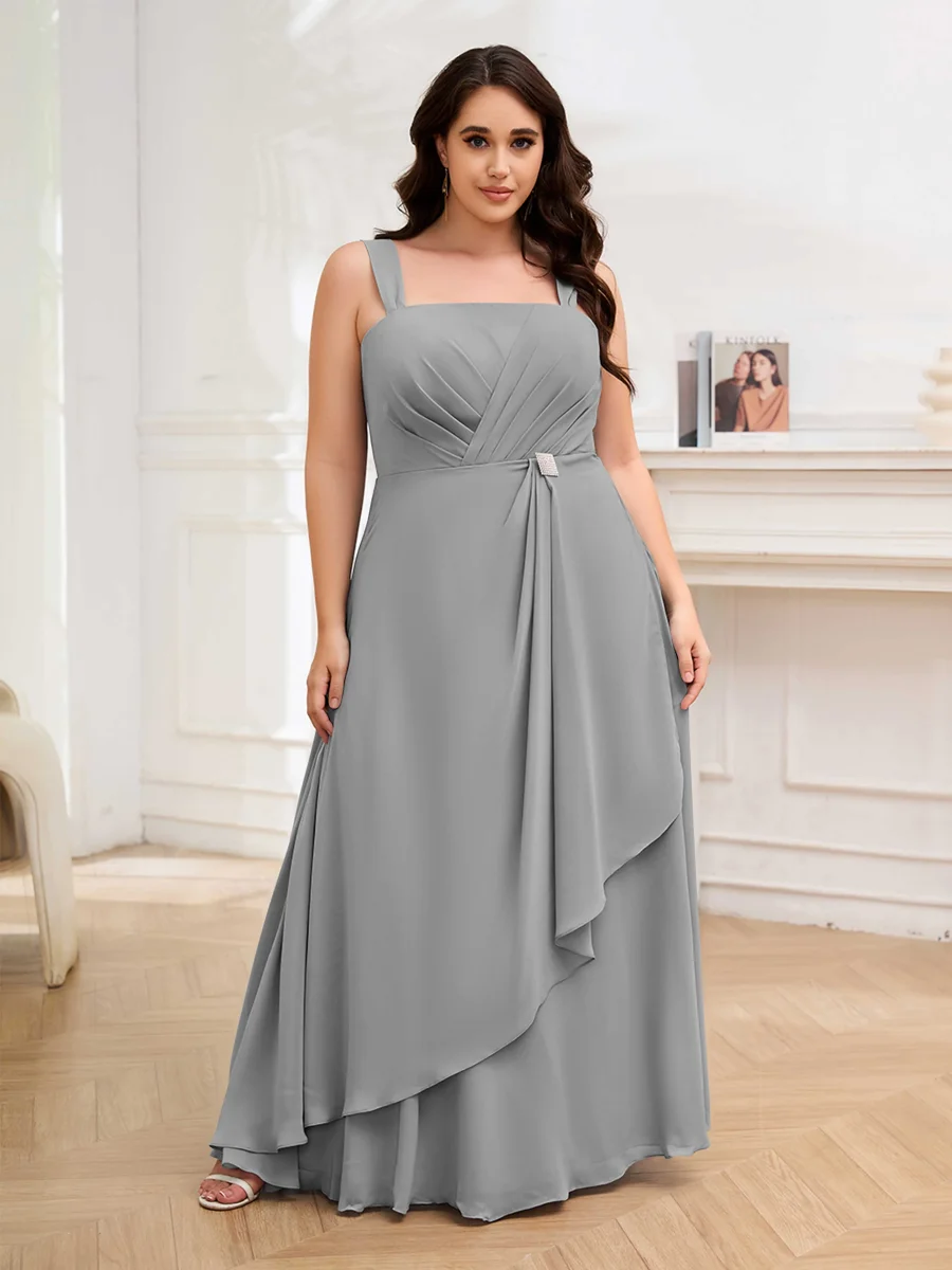 Robes Mère De La Mariée Grande Taille À Lacets Deux-Pièces Perles Volants Elliott – Image 5