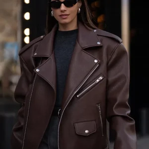 Oversize Biker Jacket | Bold Modern Elegance