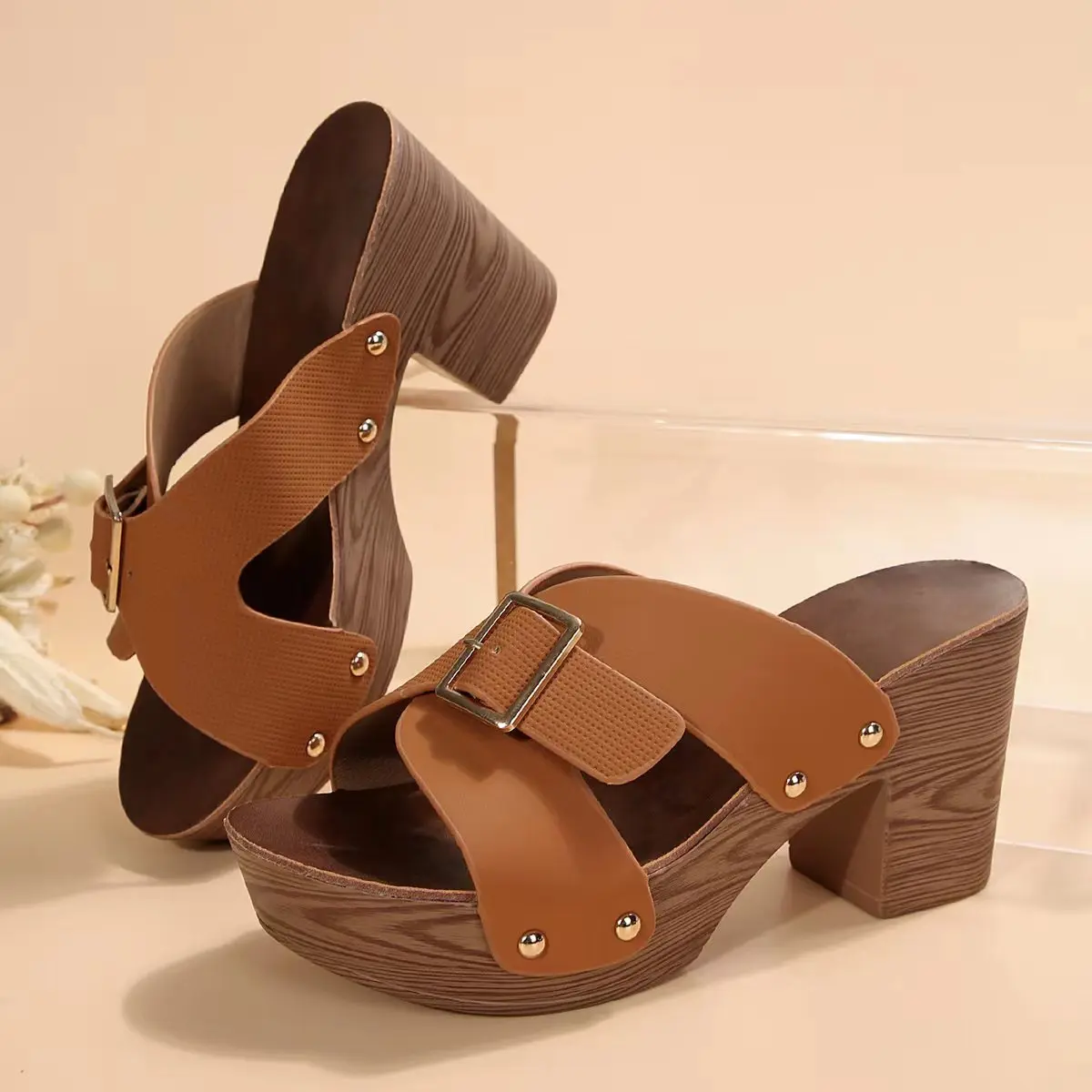 High Heel Mules with Buckle | Audace and Summer Comfort – Image 7