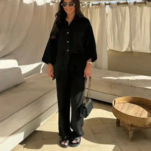 Casual Shirt & Trouser Set | Minimalist Elegance