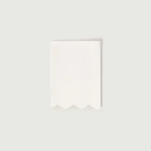 SERVIETTES DE TABLE THE BEA X2 BLANCHES