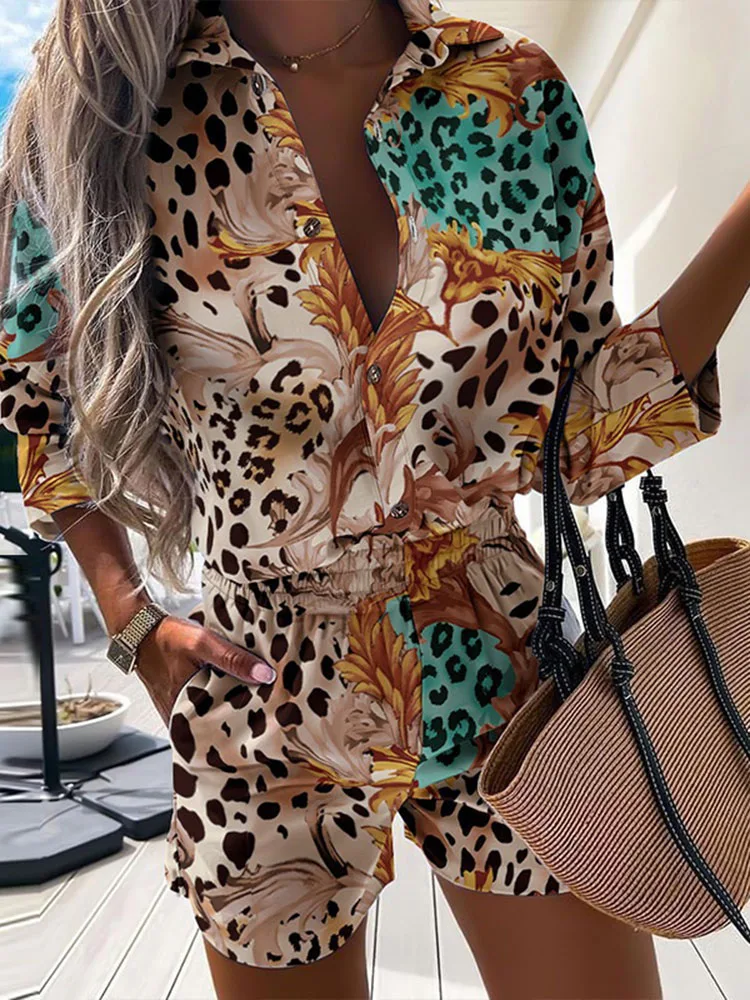 Blouse Imprimé Sauvage | Audacieuse et Stylée – Image 3