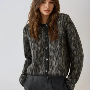 Clara | Cardigan à Motifs Texturés | Élégance Décontractée | Laine Douce