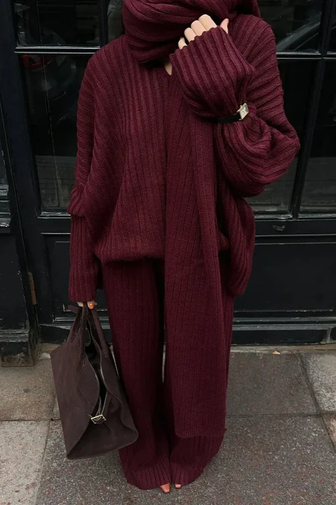 Oversize knitted set | Confort Structuré – Image 3