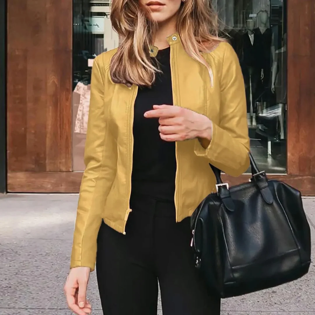 Sophie | Veste Style Motard Pour Femme | Court – Image 4