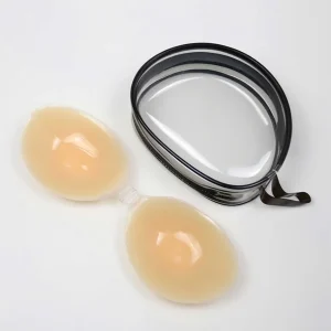 Soutien-Gorge Silicone Adhésif Sans Dos Sans Armatures Avec Cache-Tétons